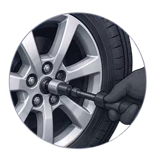 Locking Wheel Nut Removal