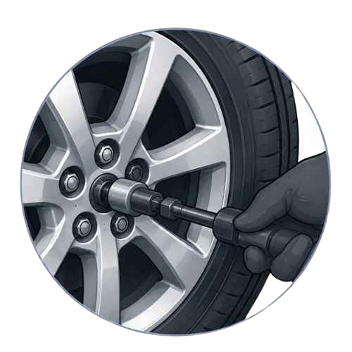 Locking Wheel Nut Removal