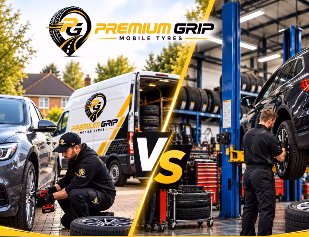 Mobile Tyre Fitting vs Garage